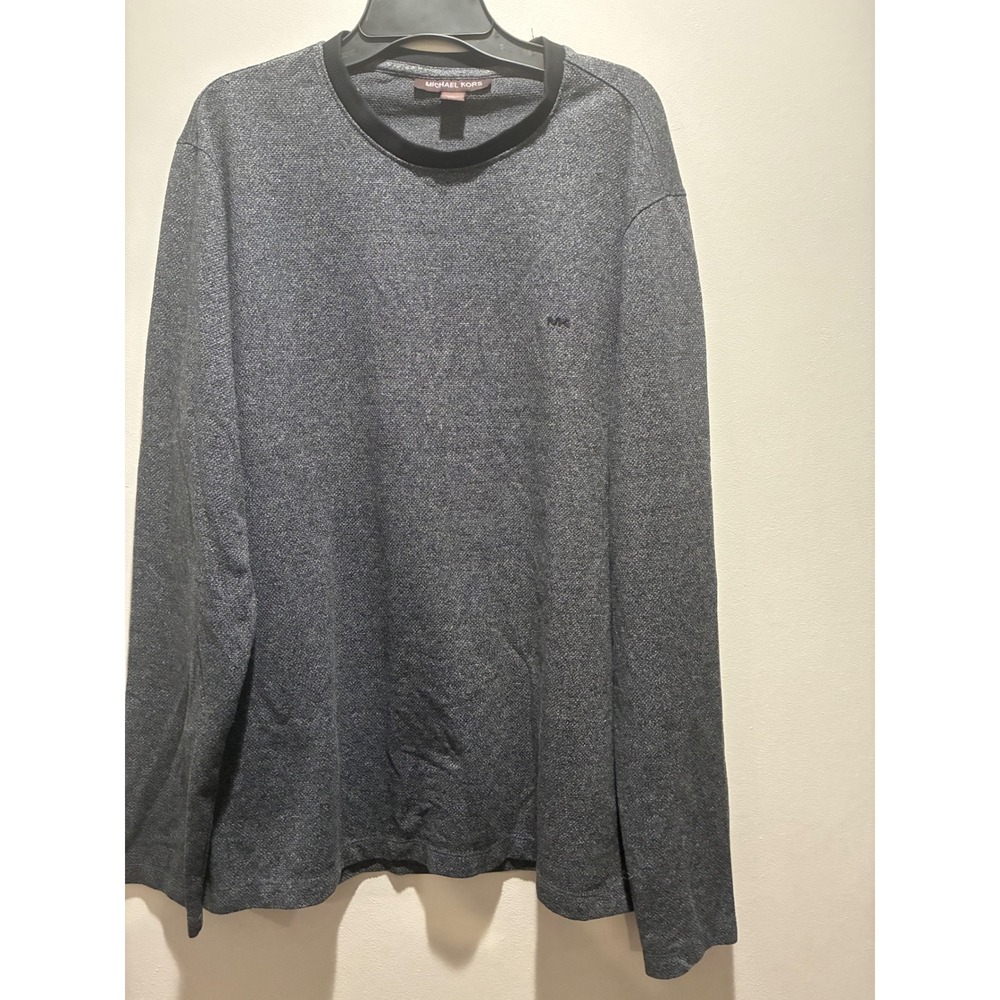 Michael Kors Long Sleeve Shirt Large Gray